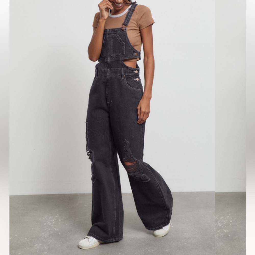 BDG Denim Baggy Cutout Overall M